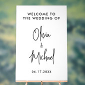 Accueil Mariage moderne simple (Neutre)