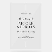 Accueil Mariage moderne simple et chic (Recto)