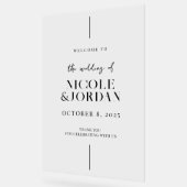 Accueil Mariage moderne simple et chic (Angle)