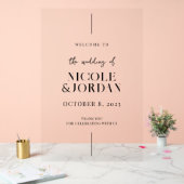 Accueil Mariage moderne simple et chic (Mariage)