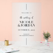 Accueil Mariage moderne simple et chic (Mariage)