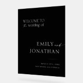 Accueil Mariage noir moderne (Angle)