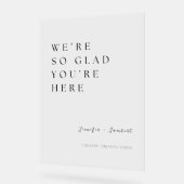 Accueil mariage | Nous sommes tellement contents q (Angle)