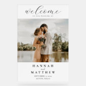 Accueil Mariage photo moderne élégant (Recto)