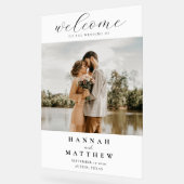 Accueil Mariage photo moderne élégant (Angle)