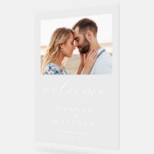 Accueil Mariage photo moderne élégant (Angle)