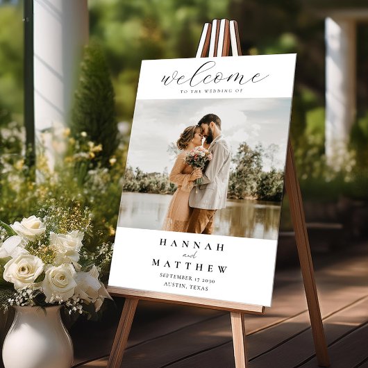 Accueil Mariage photo moderne élégant