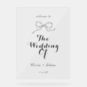 Accueil Mariage Quirky Whimsical Hand Draw (Recto)