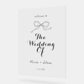 Accueil Mariage Quirky Whimsical Hand Draw (Angle)