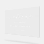 Accueil Mariage simple et moderne (Angle)