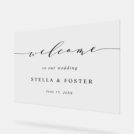 Accueil Mariage simple et moderne (Angle)