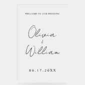 Accueil Mariage simple et moderne (Recto)