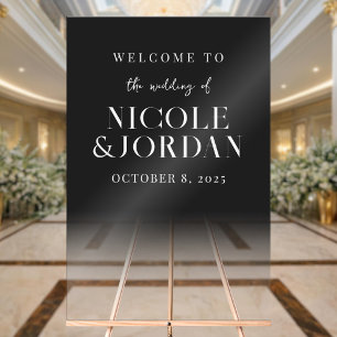 Accueil Mariage transparent simple et moderne