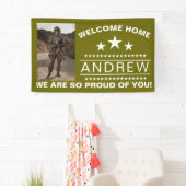 Accueil militaire Bannière - Garde nationale de l' (En situation)