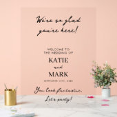 Accueil Minimal Moderne À Notre Signe Mariage (Mariage)