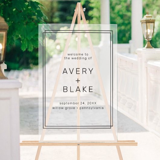 Accueil minimaliste AVERA Moderne Mariage