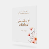 Accueil minimaliste Mariage de calligraphie modern (Angle)