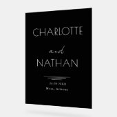 Accueil minimaliste moderne Mariage noir (Angle)