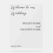 Accueil minimaliste moderne simple Mariage (Recto)