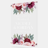 Accueil moderne Floral Mariage transparent (Angle)