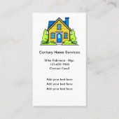 Accueil moderne tendance Services Carte de visite  (Devant)