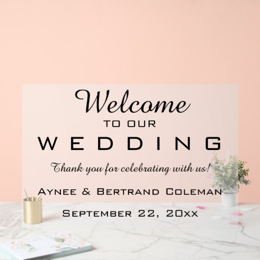 Accueil modifiable (Mariage)