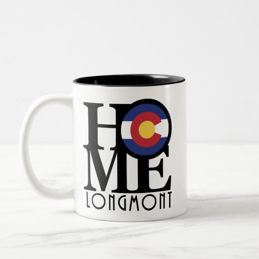 ACCUEIL Mug à café à deux tons Longmont 11oz (Gauche)