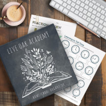 Accueil Organisateur Classeur minimaliste Floral L