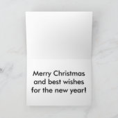 Accueil Pays Grande police Carte de Noël (Intérieur)