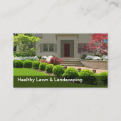 Accueil Pelouse Et Paysages Cartes de visite (Devant)