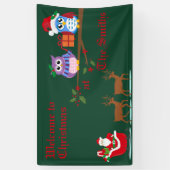 Accueil personnalisé à la bannière de Noël (Vertical)