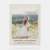 Accueil personnalisé de la graduation photo modern (Recto)