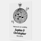Accueil personnalisé du Mariage Disco Ball (Angle)