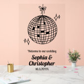 Accueil personnalisé du Mariage Disco Ball (Mariage)