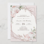 Accueil personnalisé et invitation d'anniversaire (Devant)