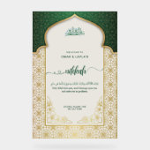 Accueil personnalisé Nikkah (Recto)