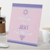 Accueil personnalisé pour le panneau Bat mitzvah (In SItu)
