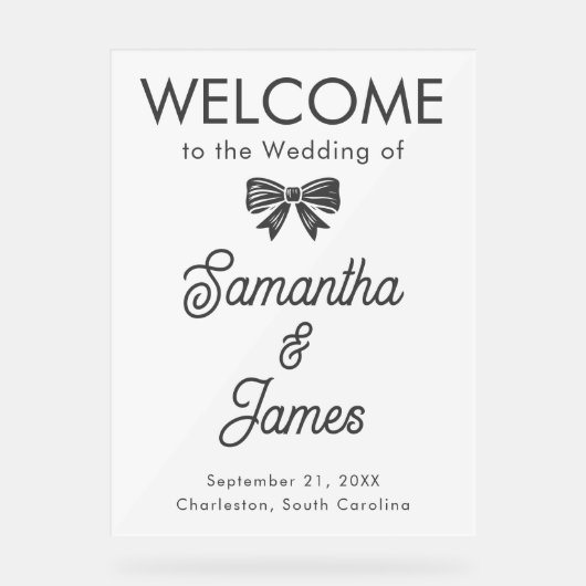 Accueil personnalisé - Signe de nom de script et d (Recto)