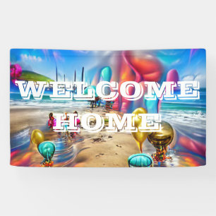 Accueil personnalisé Vinyl Banner 3' x 5' Bannière