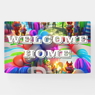 Accueil personnalisé Vinyl Banner 3' x 5' Bannière