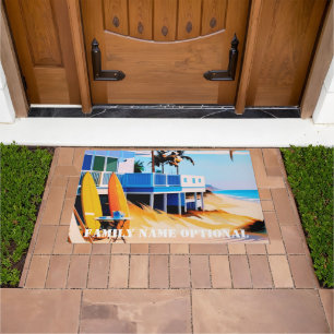 accueil porte d'entrée tapis extérieur personnalis