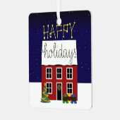 Accueil pour les fêtes Ornement Métal (Avant gauche)