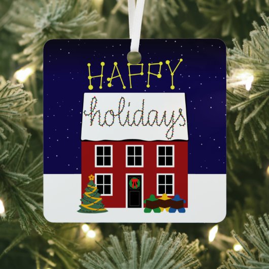 Accueil pour les fêtes Ornement Métal (Insitu)