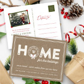 Accueil Pour Les Vacances Monogramme Faire-part En