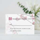 Accueil Printemps Double Happines/Mariage Carte RS (Debout devant)