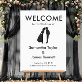 Accueil pur et moderne pour Mariage élégant