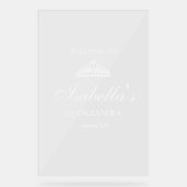 Accueil Quinceanera (Recto)