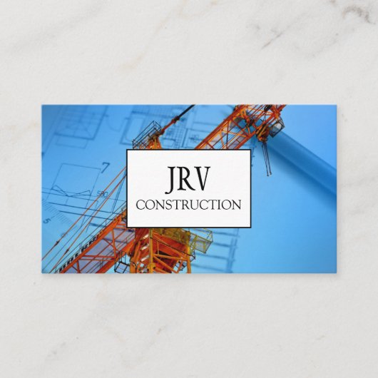 Accueil Rénovation Carte de visite de construction (Devant)