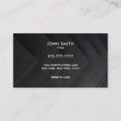 Accueil Rénovations Carte de visite (Dos)