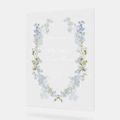 Accueil Romantique Douche nuptiale bleu doux (Angle)